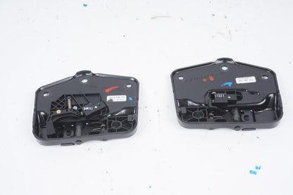 11-17 Mercedes W207 E550 E350 E400 Front Top Roof Lock Latch Cover Set of 2 OEM