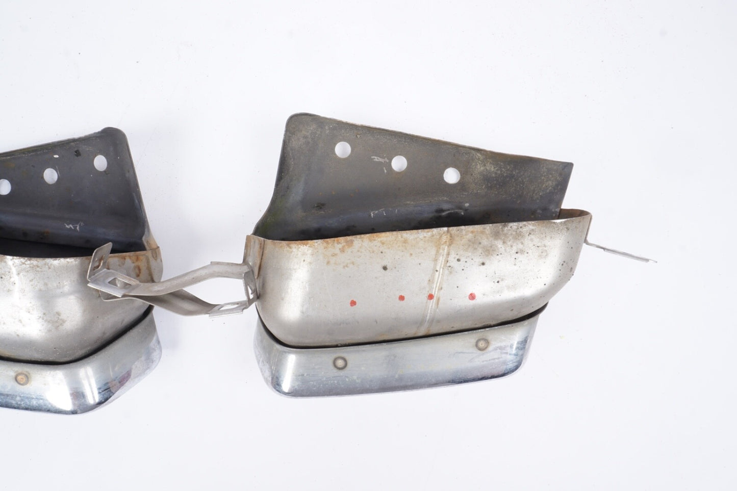 09-15 BMW F01 F02 750i 750Li Rear Right & Left Side Exhaust Muffler Tip Set OEM