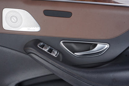 2014 - 2020 MERCEDES S550 REAR RIGHT INNER DOOR PANEL BLACK AND BROWN
