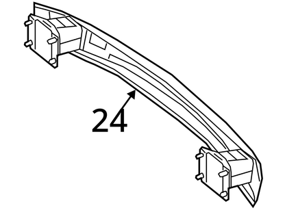 2010-2017 Mercedes W207 E350 E400 E500 COUPE CONVERTIBLE REAR REINFORCEMENT