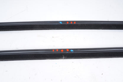 10-14 MERCEDES BENZ E350 COUPE RIGHT LEFT REAR QUARTER PANEL WINDOW MOLDING OEM