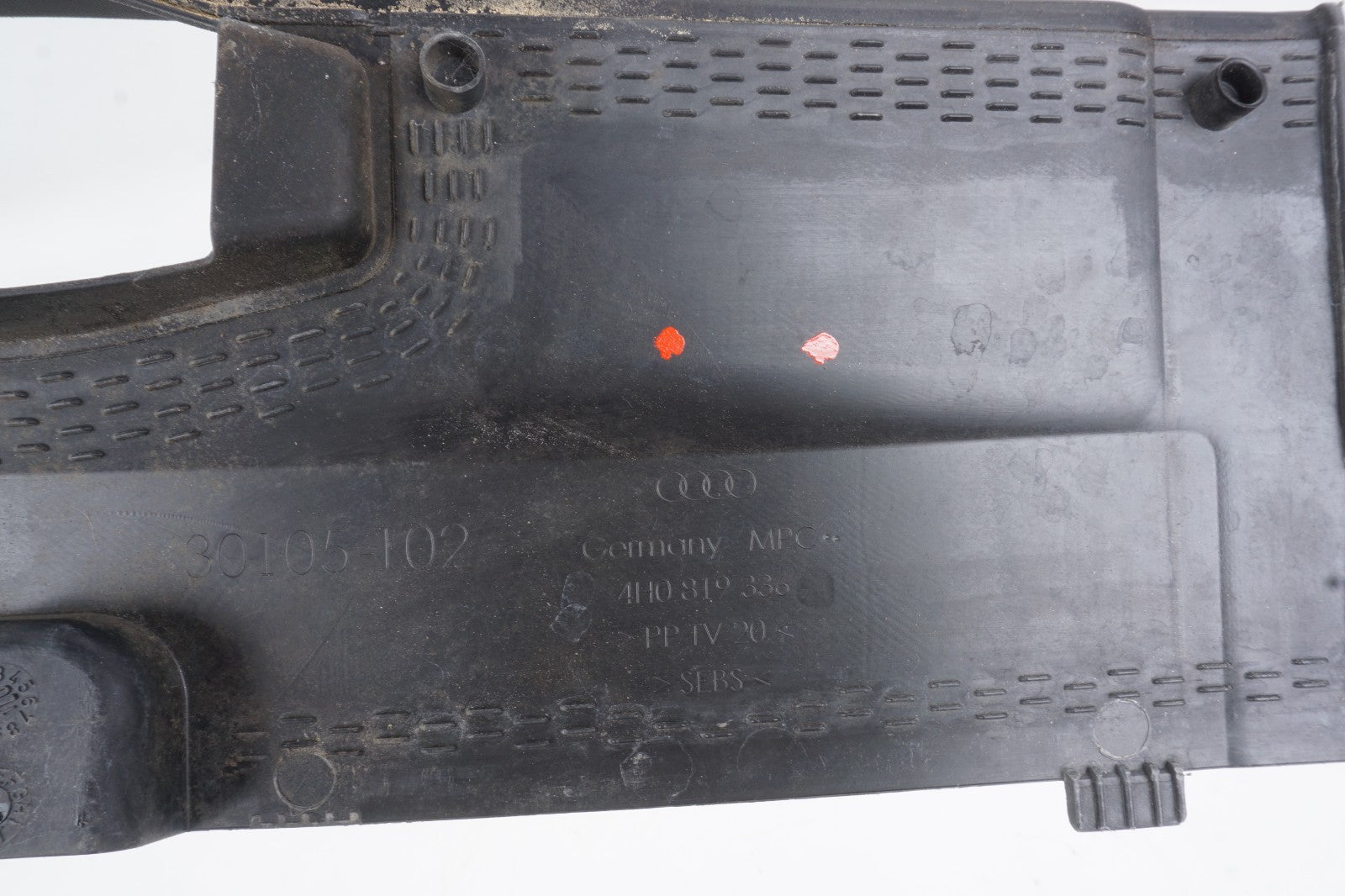 2011-2018 Audi A8 Right Passenger Side Rain Tray Water Deflector Cover  OEM