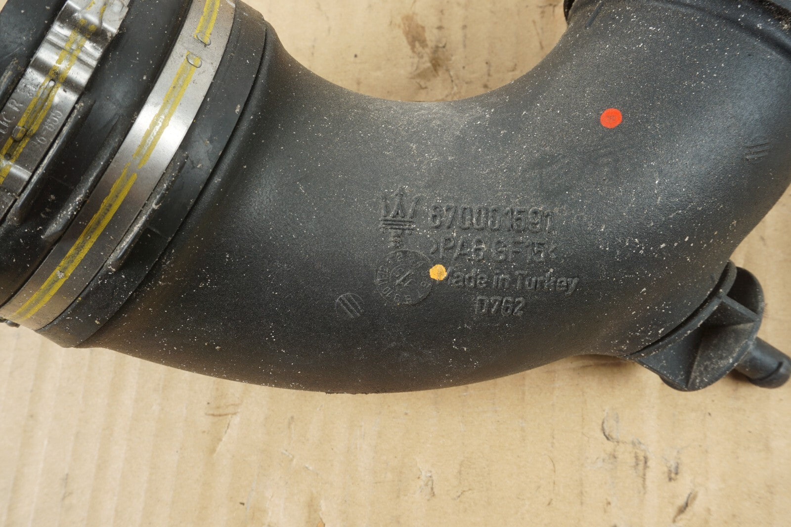 14-17 MASERATI QUATTROPORTE 3.0L LEFT DRIVER SIDE AIR INTAKE HOSE TUBE OEM