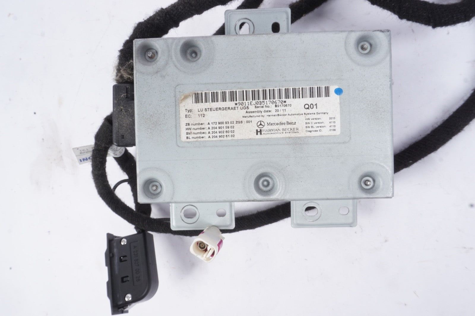 Mercedes W221 S550 S400 SLK350 Communication Interface Module 1729009302 OEM