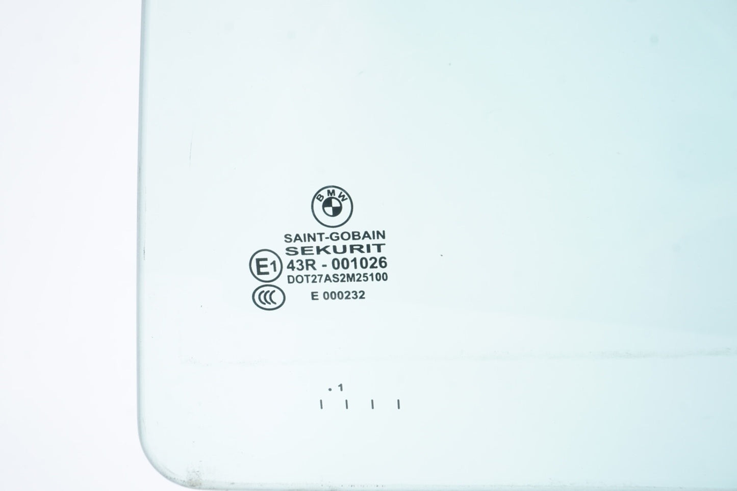 09-15 BMW F02 740Li 750Li SUNSHADE DOOR WINDOW GLASS LEFT REAR OEM - LONG ONLY