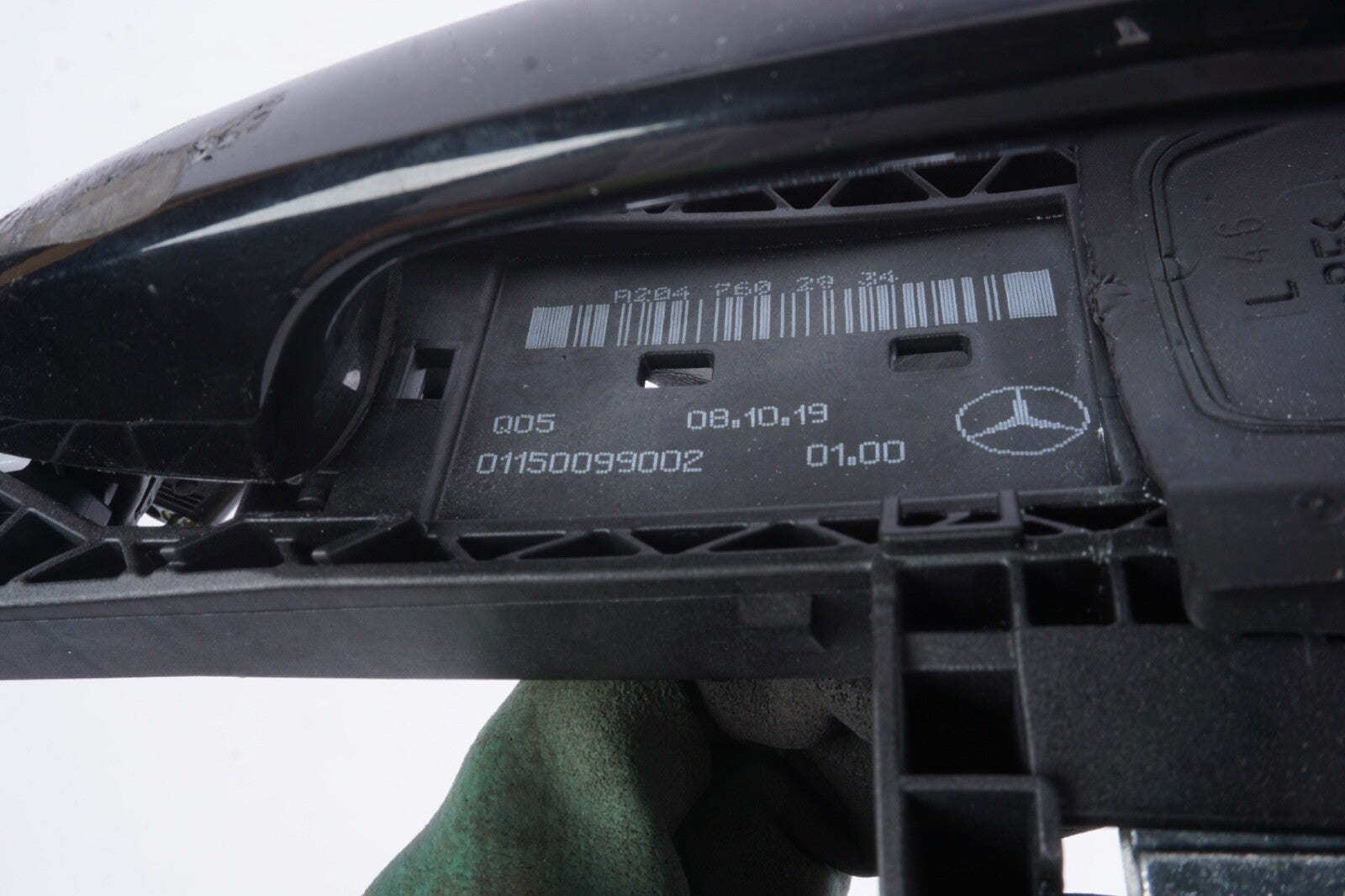 2015-2020 MERCEDES GLA250 X156 FRONT LEFT EXTERIOR DOOR HANDLE NIGHT BLACK OEM