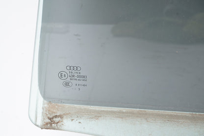 2011 - 2015 Audi A8L LONG Rear Left Driver Side Door Window Glass OEM