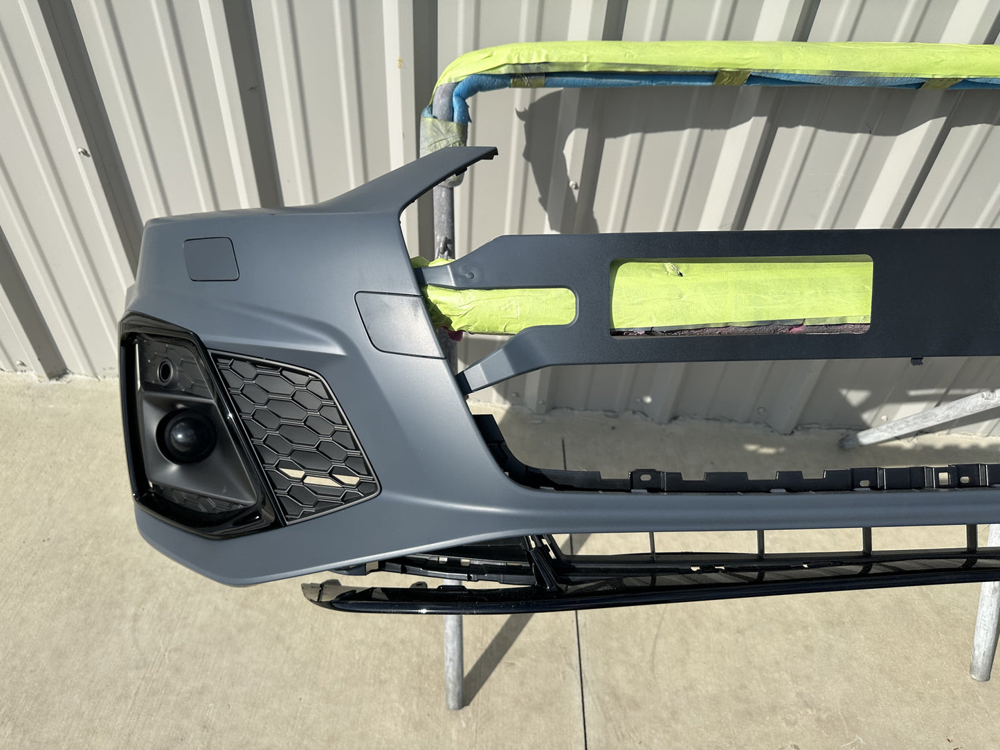 2020 AUDI A5 S5 S-LINE FRONT BUMPER COVER OEM WITH SIDE GRILLES