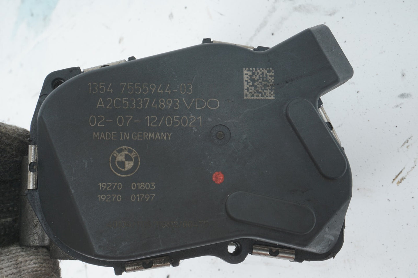 2012 - 2018 BMW 650i THROTTLE BODY LEFT 13547555944 OEM