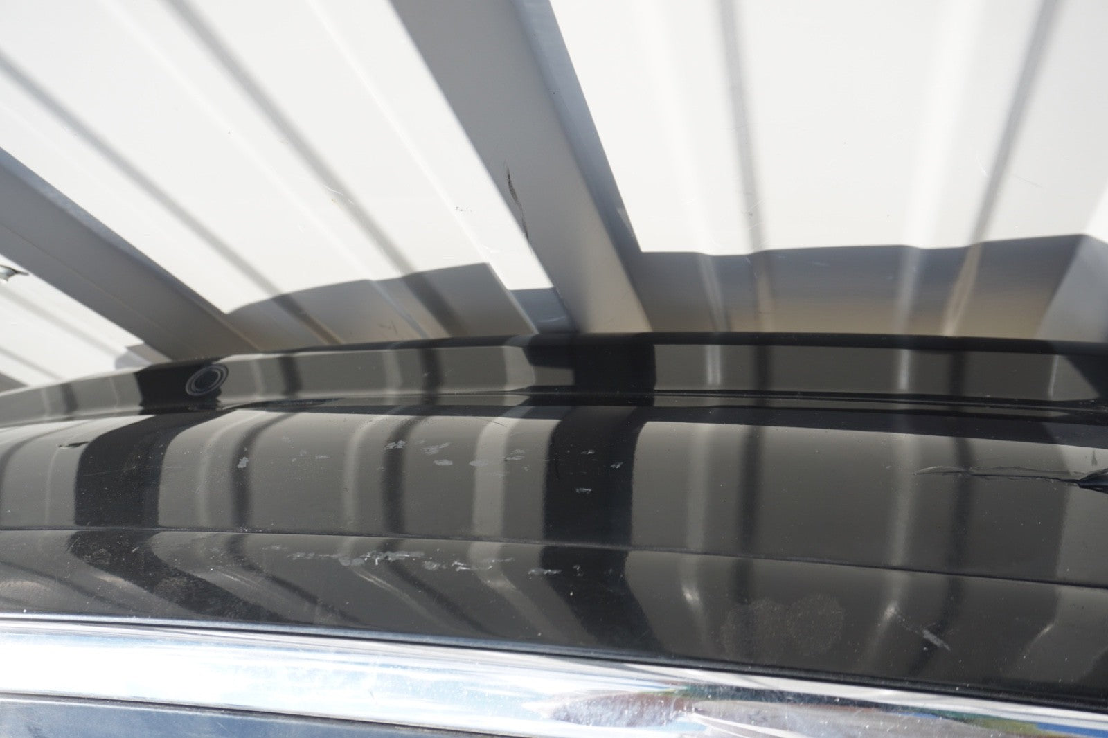 2004 - 2010 AUDI A8 A8L Rear Bumper Cover W/ Park Assist Black