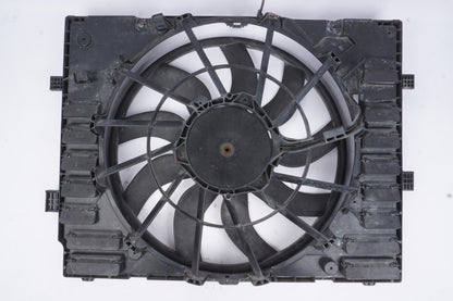 11-18 Porsche Cayenne Turbo 958 Engine Cooling Fan Motor Assembly NO MOTOR