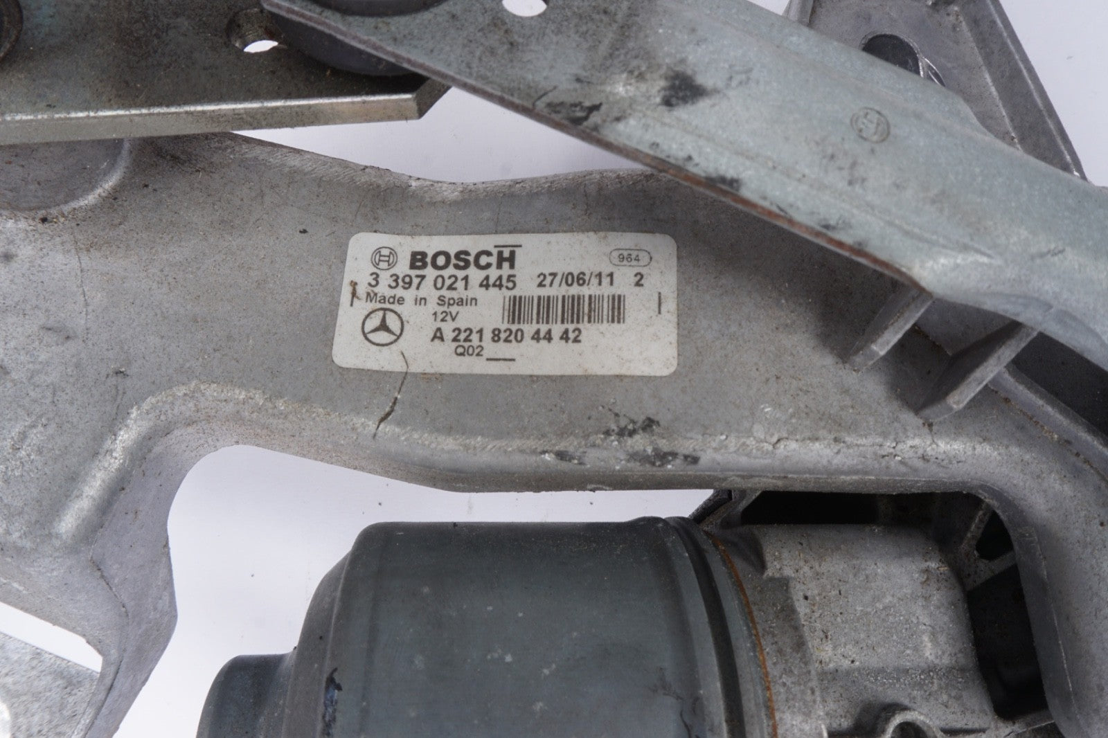 07-14 Mercedes W221 S550 S63 AMG CL550 S600 Right Windshield Wiper Motor OEM