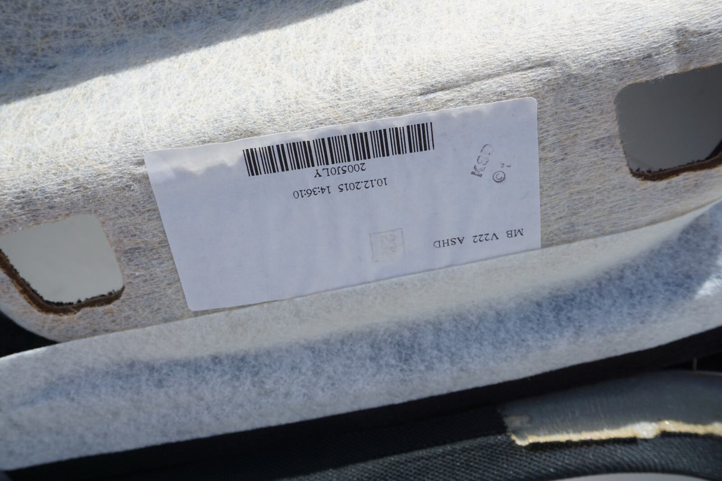 14-17 Mercedes S550 W222 HEADLINER W/ PANORAMIC ROOF A2226905603 OEM