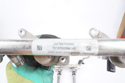 12 - 16 Mercedes W207 E350 Fuel Injection Rail Line w/ Injectors OEM