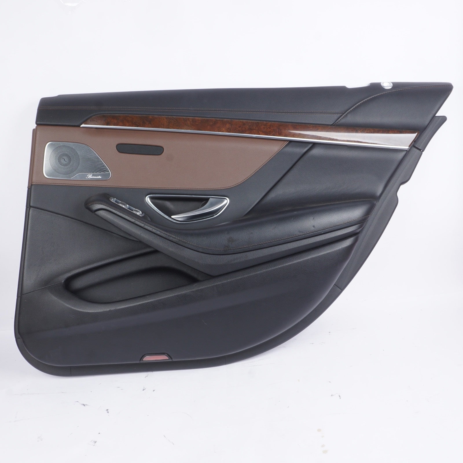 2014 - 2020 MERCEDES S550 REAR RIGHT INNER DOOR PANEL BLACK AND BROWN