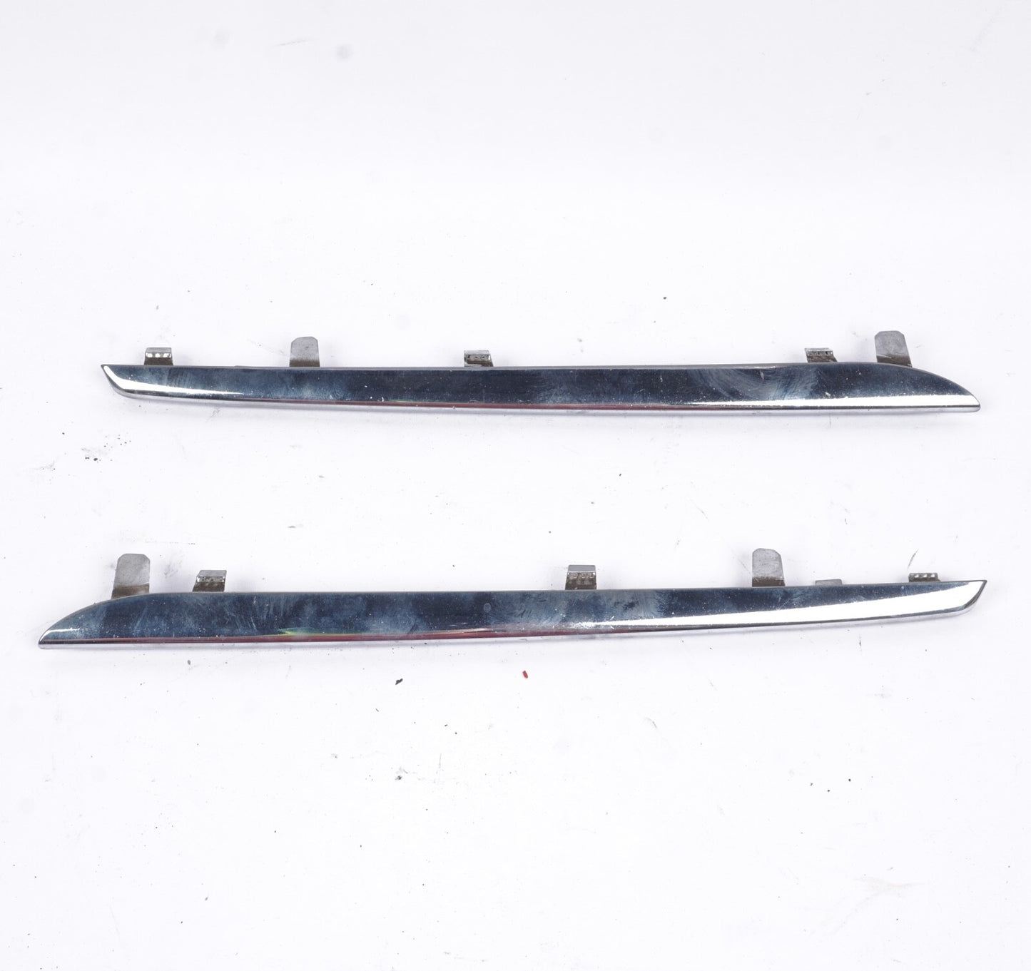 2014 - 2017 Mercedes E350 Coupe Front Grille Left Right Molding - PAIR