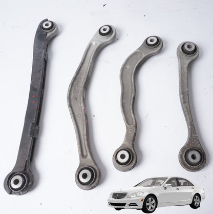07-13 Mercedes W221 S63 AMG CL600 Rear Left Driver Side Control Arm Set of 4 OEM