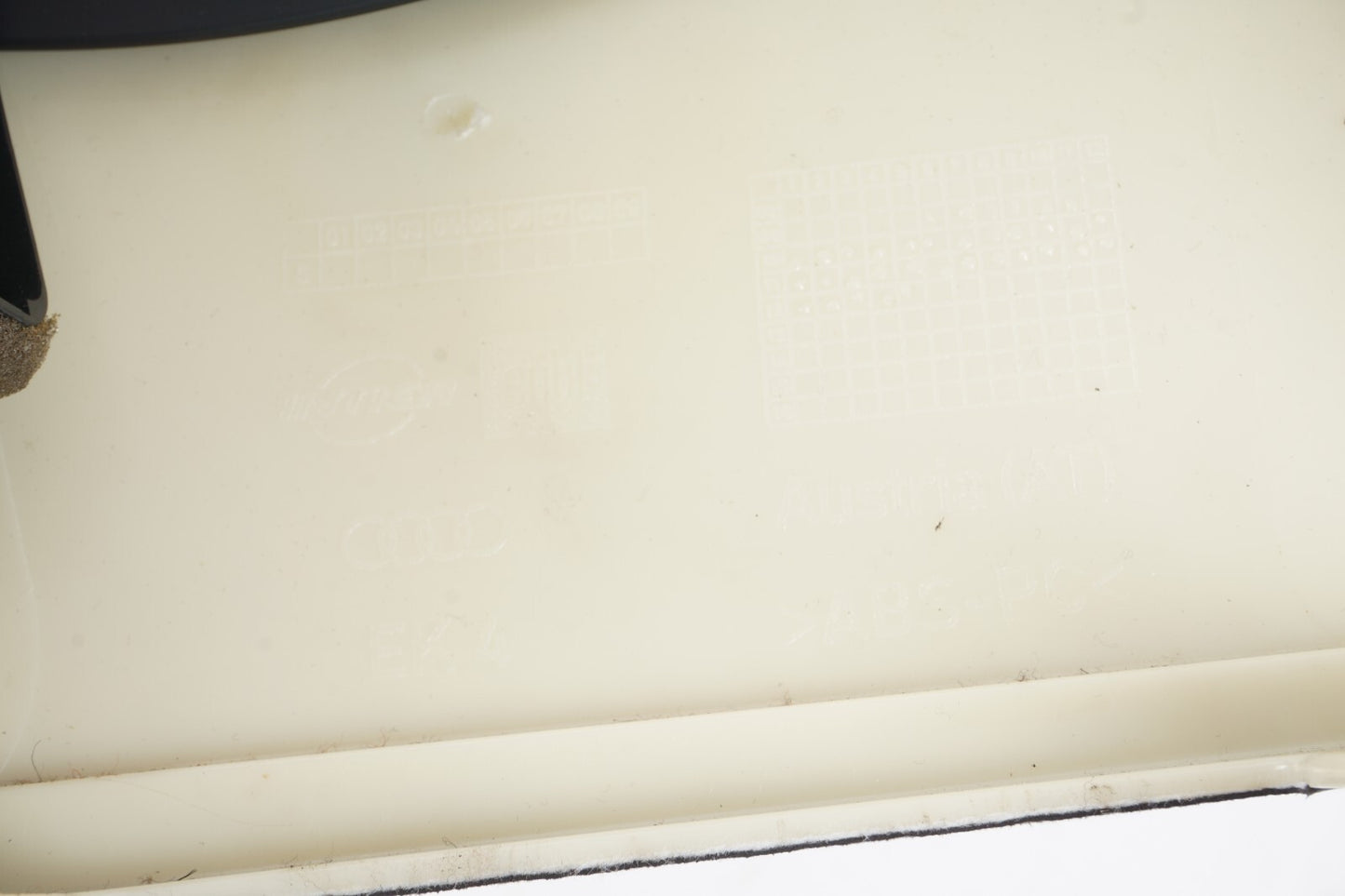 11-17 AUDI A8 A8L S8 REAR RIGHT SIDE B PILLAR TRIM COVER ALCANTARA OEM