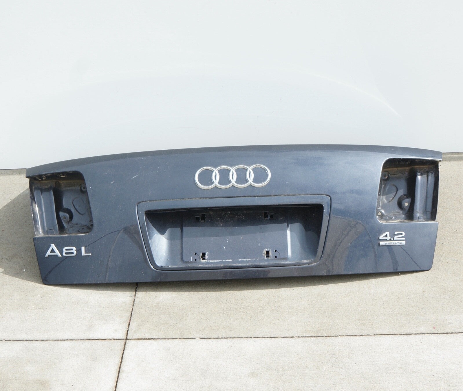 AUDI A8 S8 TRUNK LID 2004 2005 2006 2007 2008 2009 BLACK OEM