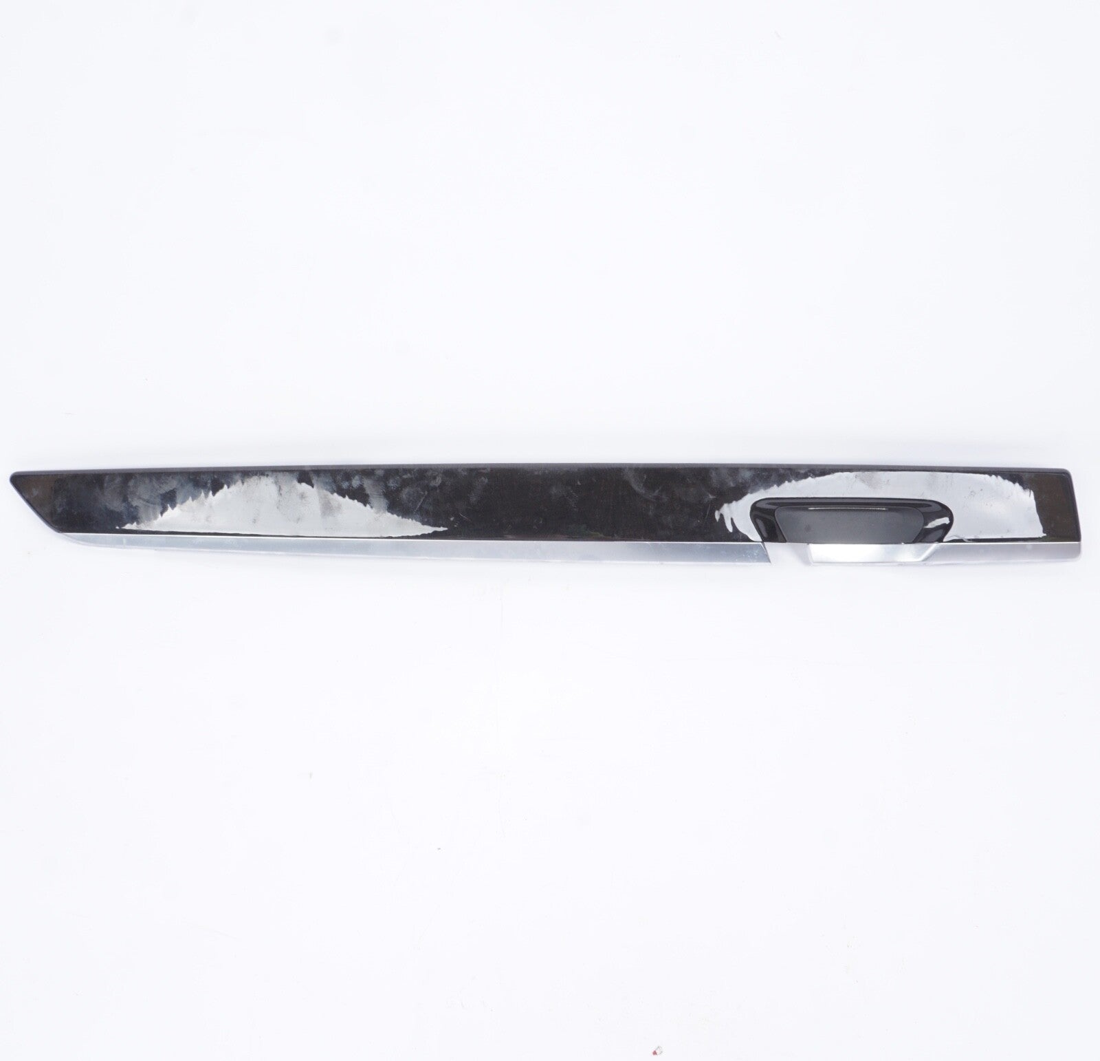 09-15 BMW 740i 750Li Rear Left Driver Side Door Molding Trim Ash Oem