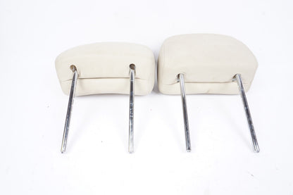 2004-2010 BMW 645CI 650i M6 Front Headrest Head Rest Cushion BEIGE OEM SET