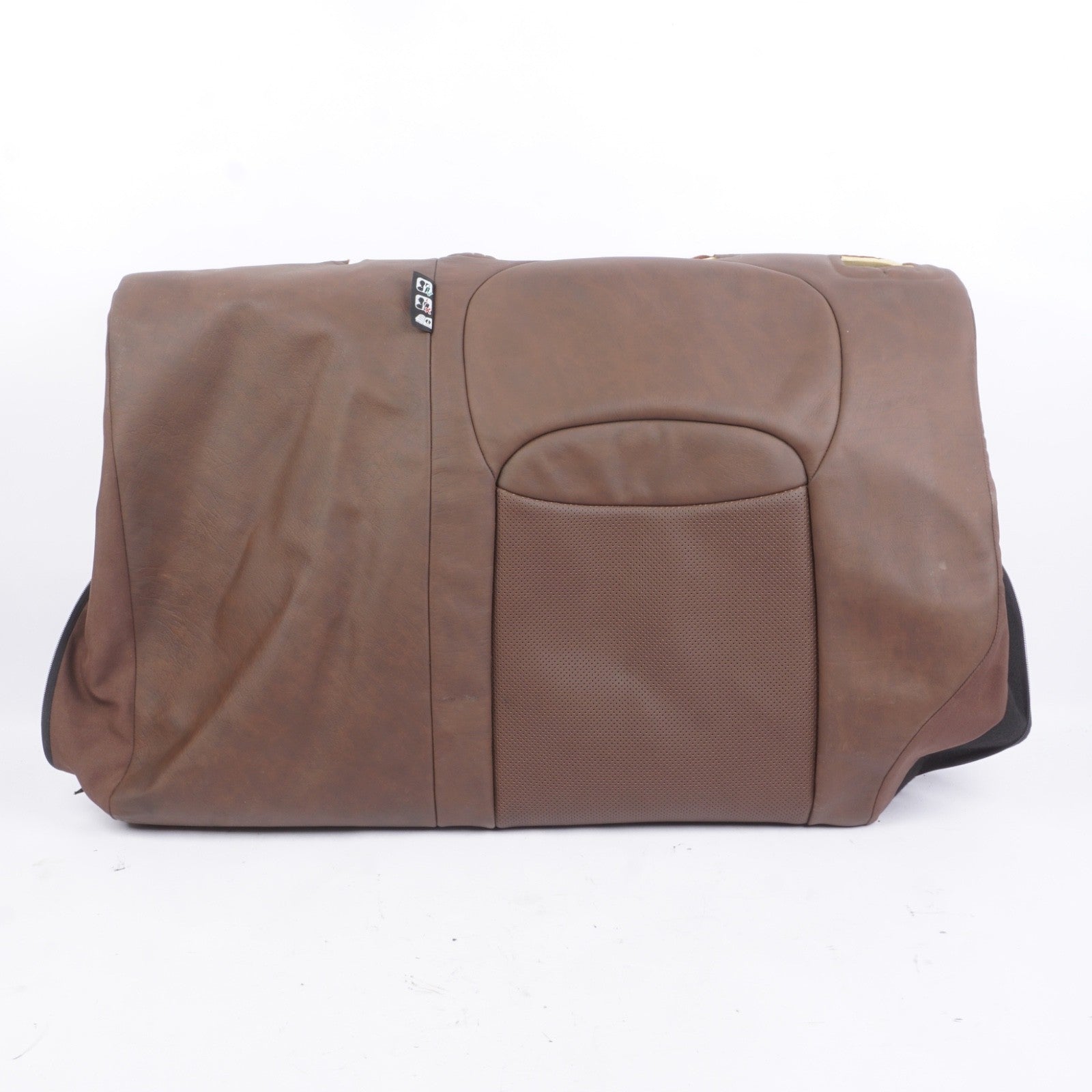 17 2016-2018 Fiat 500X Rear Upper Seat Back Driver Side Leather Brown Used OEM