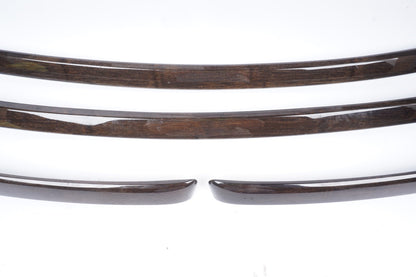 07-13 BMW E92 328i Coupe Front Rear Left Right Door Panel Woodgrain Molding Trim