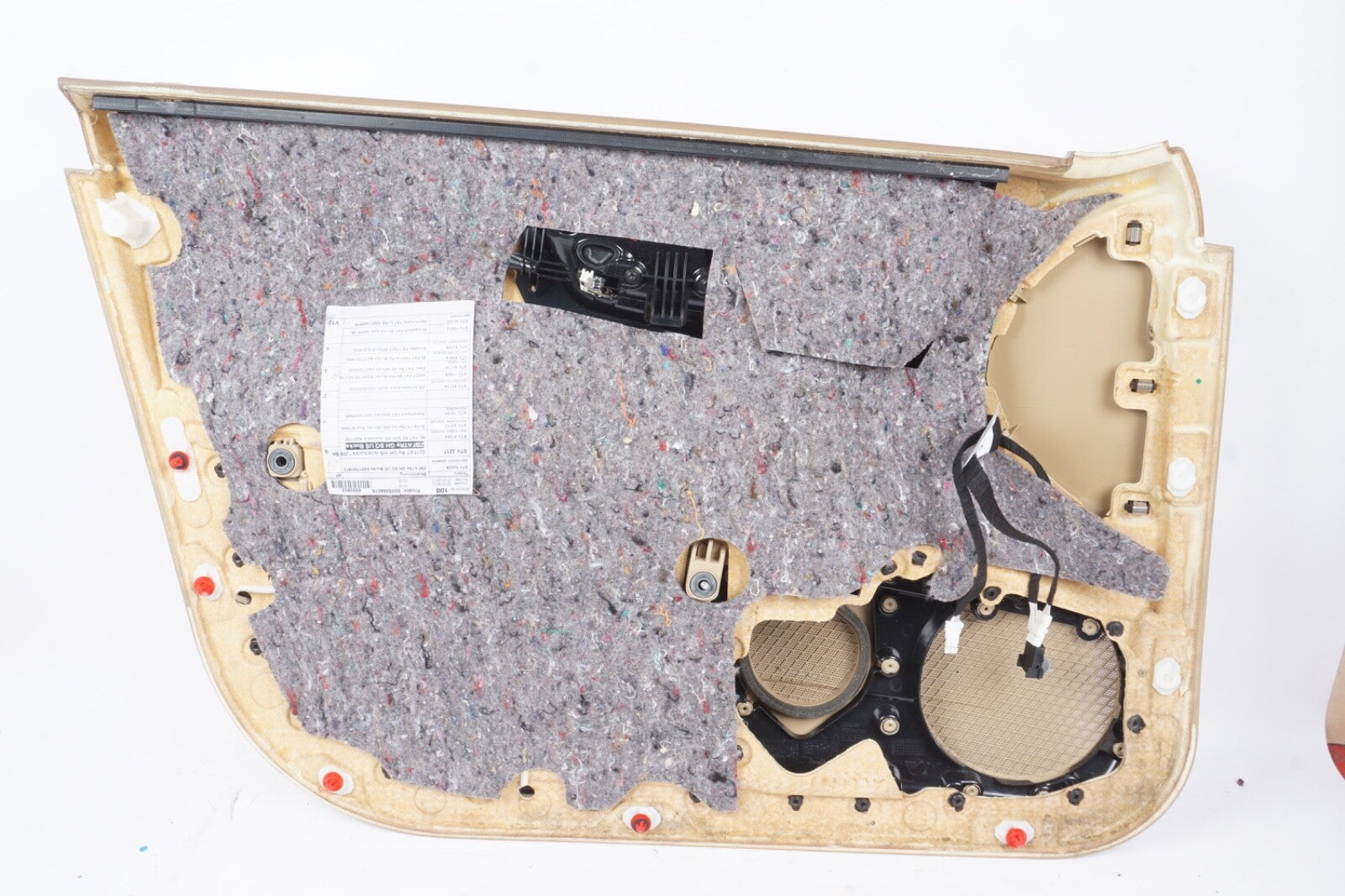 10-13 Mercedes W221 S550 S400 Front Right Side Interior Door Panel Beige OEM