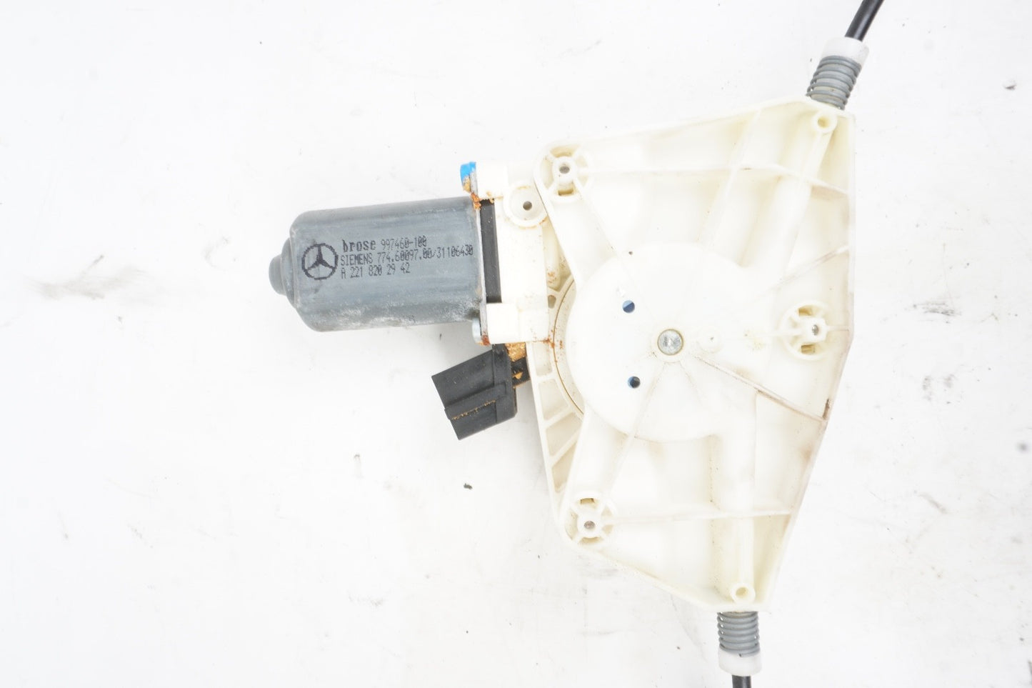 07-13 Mercedes W221 S550 S600 Rear Left Driver Side Window Regulator  OEM