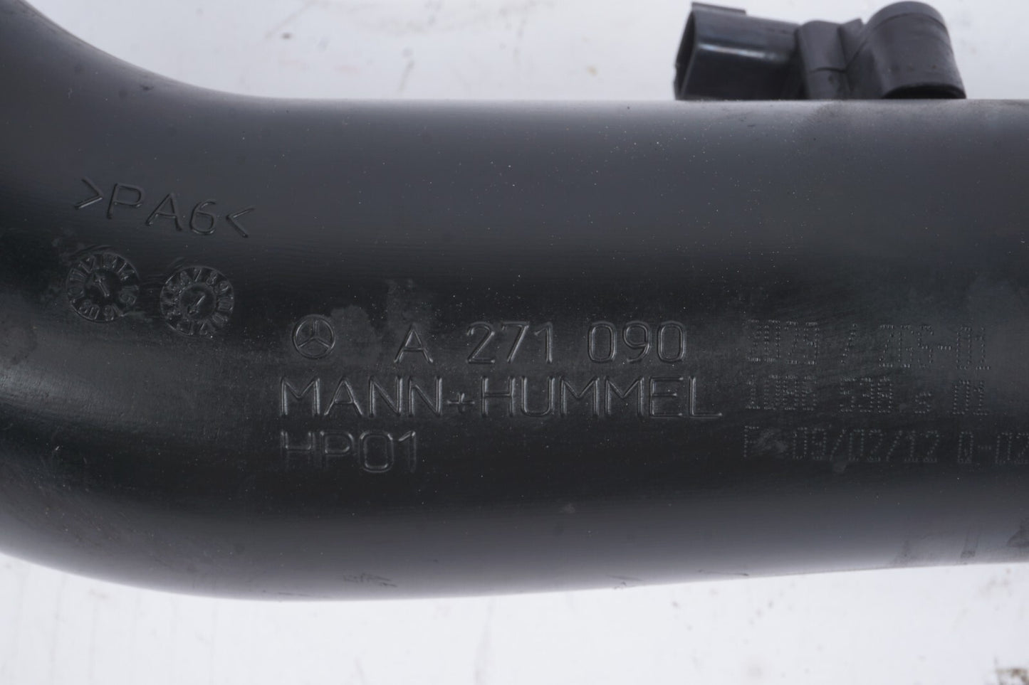 12-14 Mercedes W204 C250 Air Intake Hose Filter to Turbocharger 2710902029 OEM