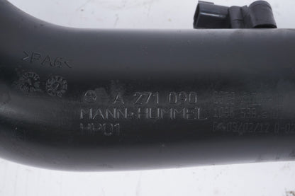 12-14 Mercedes W204 C250 Air Intake Hose Filter to Turbocharger 2710902029 OEM