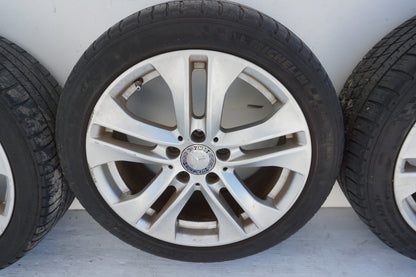 08-14 Mercedes C250 C300 C350 W204 ALLOY WHEEL RIM & TIRE R17 SET OF 4 OEM