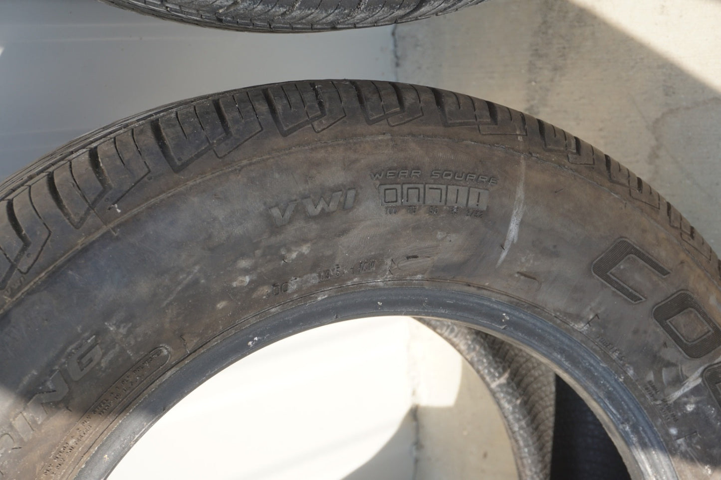 2x Used 225/50 R18 Cooper CS5 Grand Touring Tires 9.5mm Tread 225/60/16