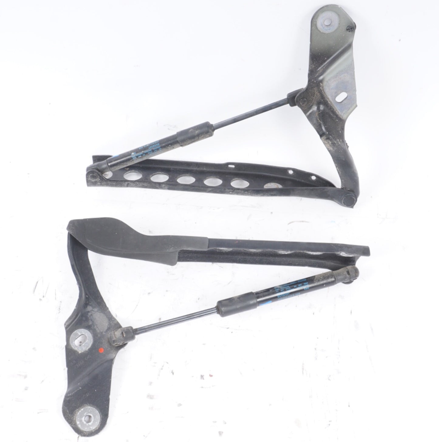 11-18 AUDI D4 A8 A8L S8 LEFT RIGHT BONNET HOOD HINGE SUPPORT PAIR SET OEM