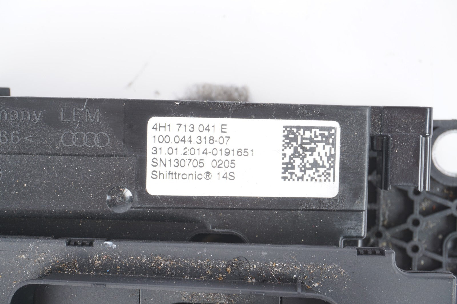 12-17 AUDI A8L A8 AUTOMATIC TRANSMISSION GEAR SHIFT SHIFTER LEVER OEM