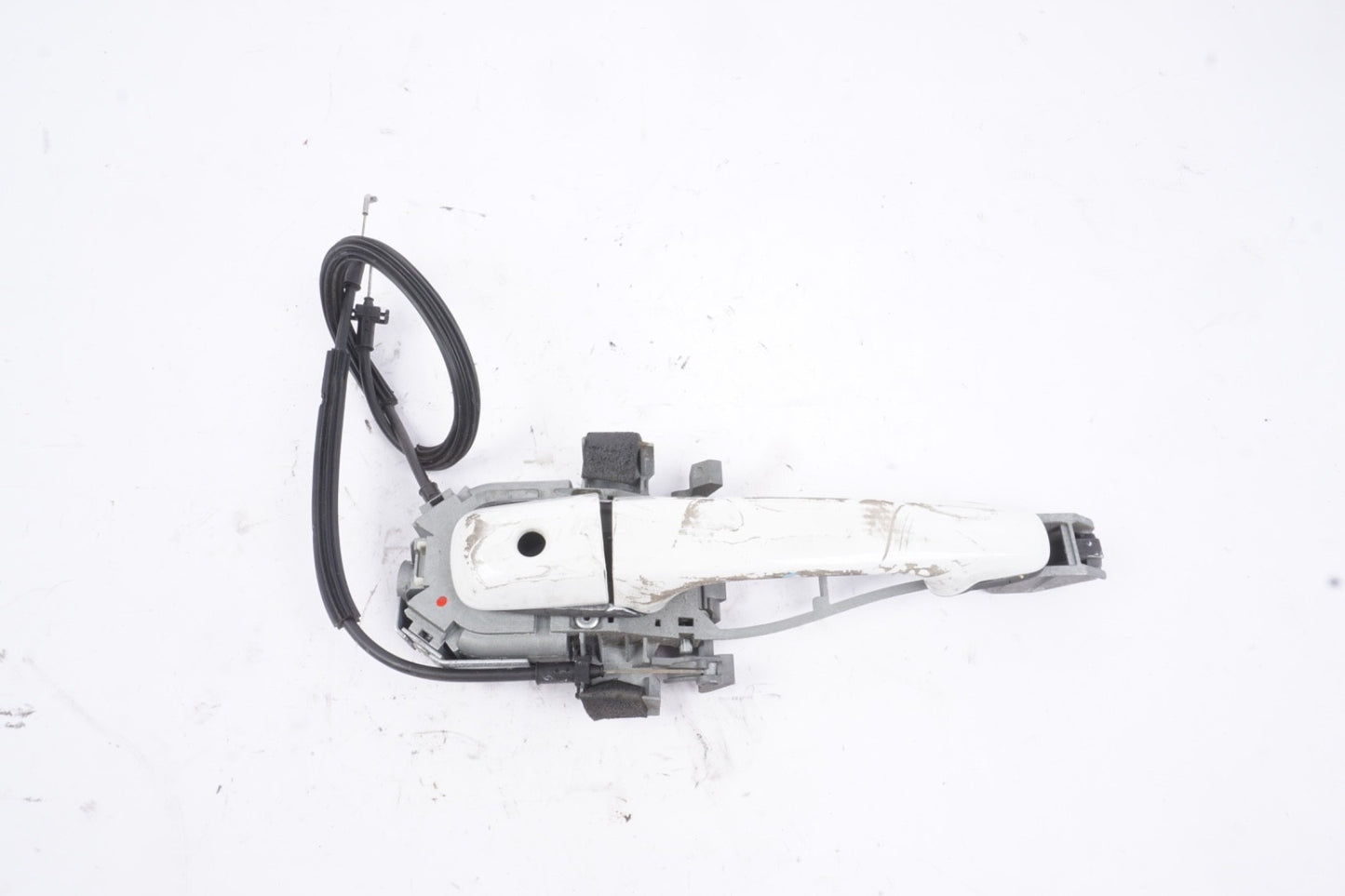 06-13 Volvo C70 Front LEFT  DRIVER Side Exterior Door Handle Trim White Oem