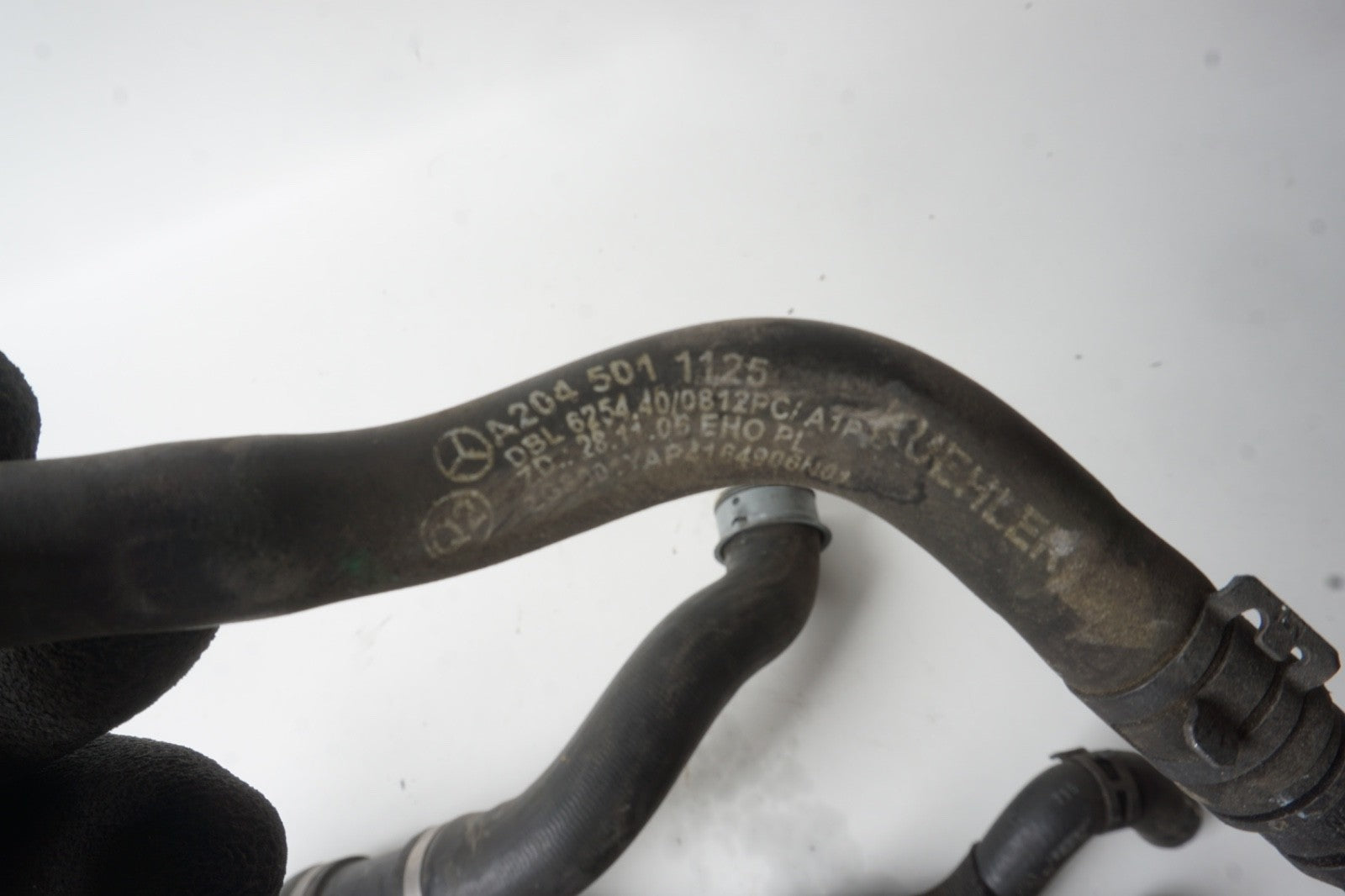 2014 Mercedes W207 E350 Radiator Cooling Hose Pipe Set