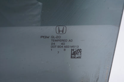 18 - 24 Honda Odyssey Rear Left Driver Side Door Window Glass OEM