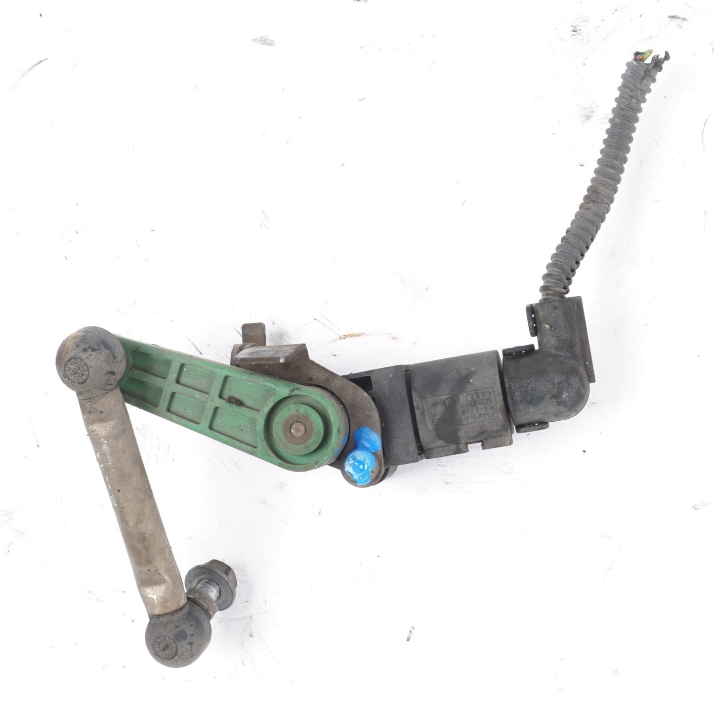 11-18 Porsche Cayenne 958 Front Left Headlight Suspension Level Sensor OEM