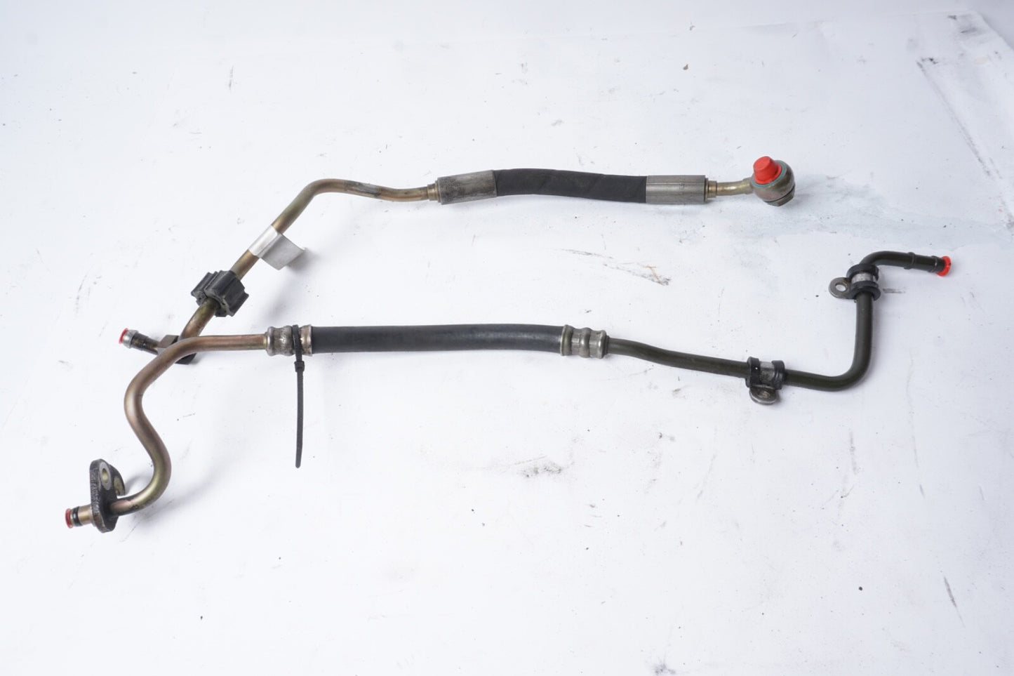 03-06 Mercedes R230 SL500 Power Steering Cooling Hose Pipe Line 2303203253 OEM