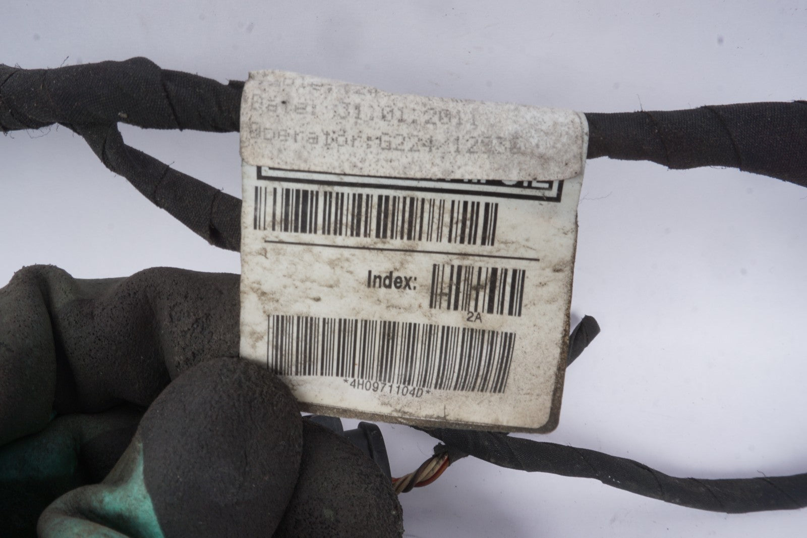 2011 - 2012 Audi A8L Left Blind Spot Control Park Sensor Wire Harness OEM