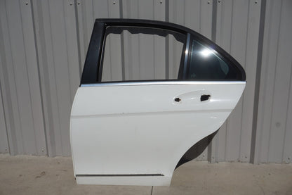 08-14 Mercedes-Benz C300 Sedan Rear Left Driver Side Door Shell OEM