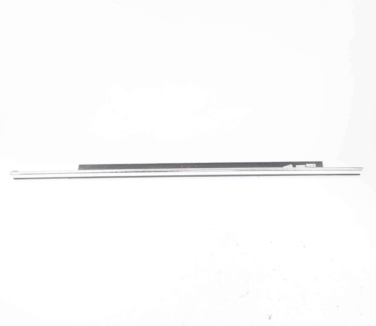 11-17 AUDI A8L REAR LEFT DRIVER SIDE DOOR WINDOW BELT MOLDING CHROME OEM