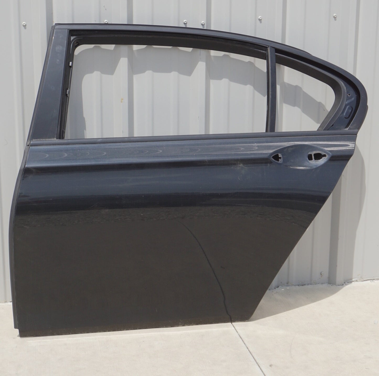 09-15 BMW 750Li F02 Rear Left Driver Side Door Shell OEM