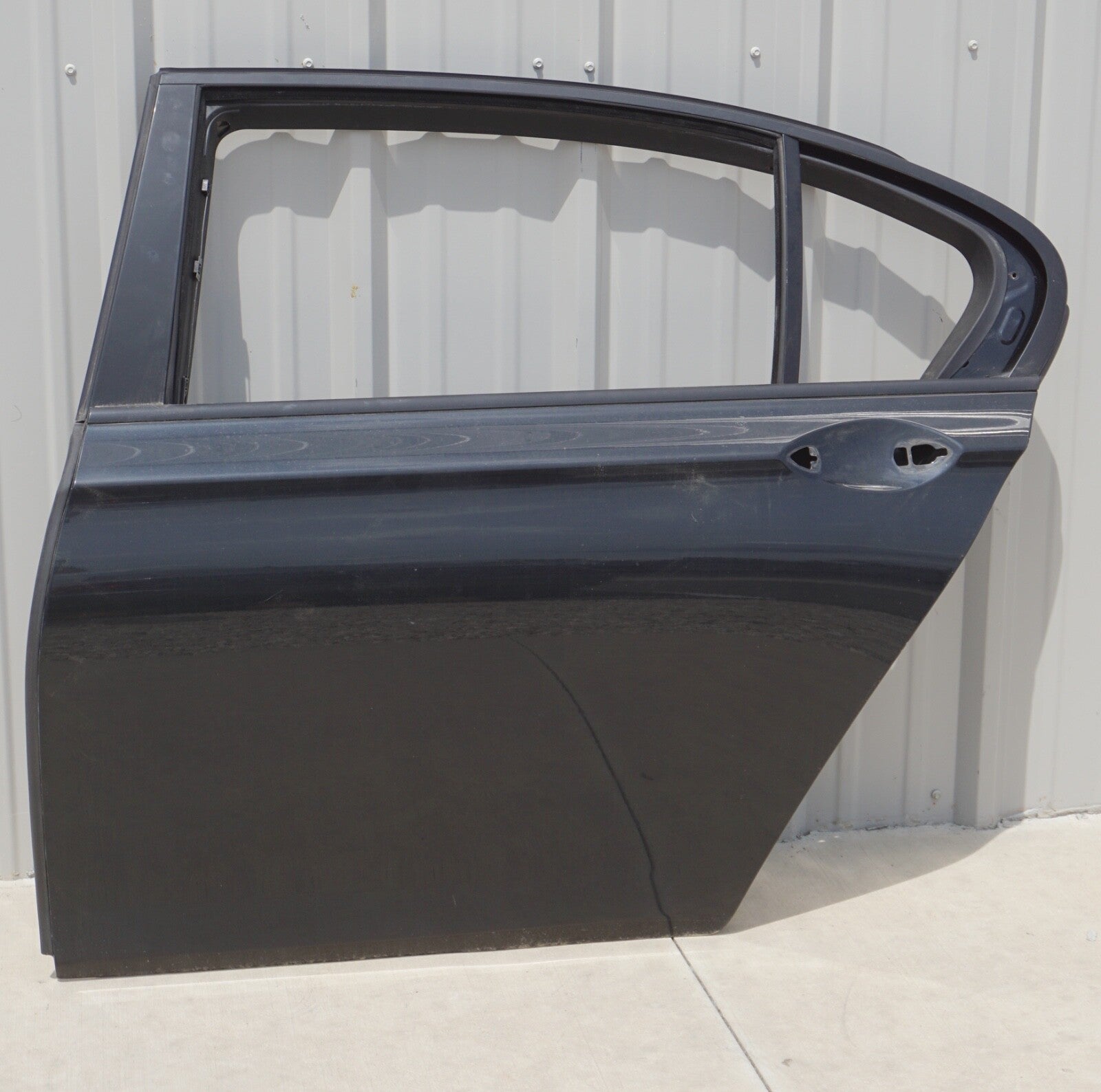 09-15 BMW 750Li F02 Rear Left Driver Side Door Shell OEM