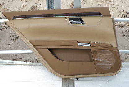 07-09 MERCEDES S550 REAR LEFT DRIVER SIDE DOOR PANEL TRIM OEM