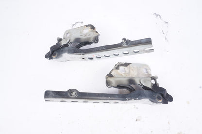 04-10 Audi A8 Quattro Left & Right Front Hood Hinge Pair OEM 4E0823302 Black