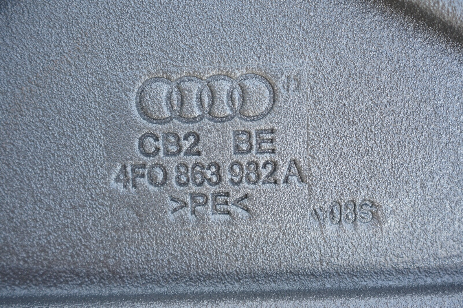 2005 - 2011 AUDI A6 RIGHT REAR DOOR SHELL SILVER