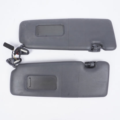 04-10 BMW 650i E64 Convertible Front Left Right Side Sun Visor OEM PAIR