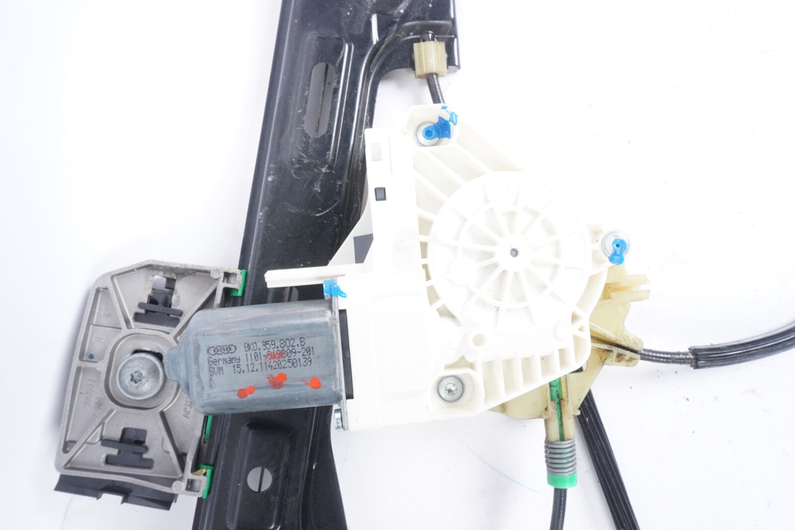 2012-2017 AUDI A7 REAR LEFT DRIVERS SIDE DOOR WINDOW REGULATOR OEM
